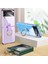 Gön Samsung Galaxyz Flip 4 Parmak Yüzükü Plating Transparent Hard Pc Koruma Mobil Telefon Davaları (Yurt Dışından) 5