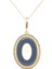 BIRINCI1926 925 Ayar Gümüş Mother Of Pearl Oval Kadın Kolye 2