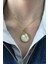 BIRINCI1926 925 Ayar Gümüş Mother Of Pearl Vintage Sedef Bayan Kolye 1