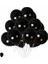 Happyland 30 Adet Siyah Metalik Parlak Sedefli Balonlar 30-35 cm 1