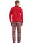 Erkek Pijama Takımı 30922 - Kırmızı 2