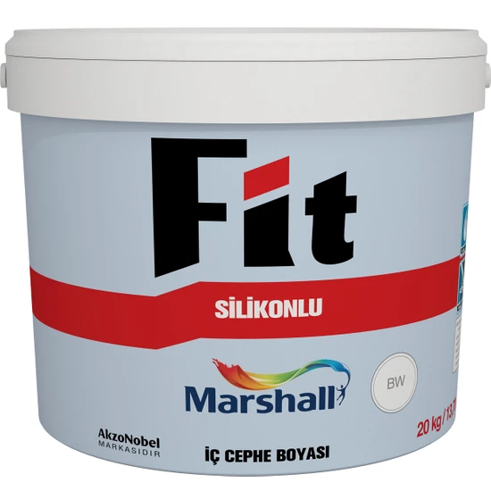 Marshall Fit Silikonlu Iç Cephe Duvar Boyası 10kg