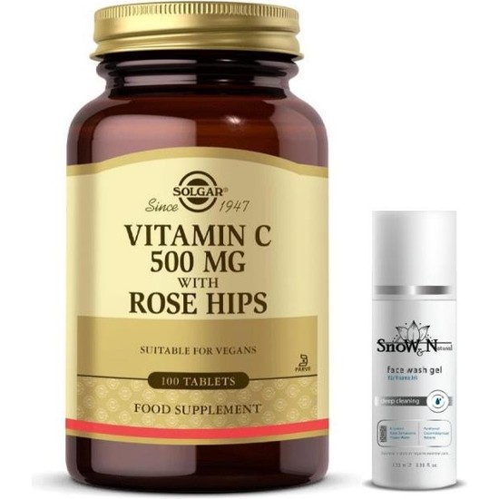 Solgar Vitamın C 500 Mg With Rose Hips 100 Tablet + Yüz Fiyatı