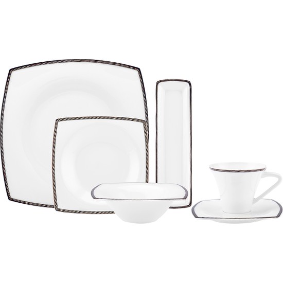 Karaca Fine Pearl Norma 26 Parça 6 Kişilik Kare Kahvaltı Fiyatı
