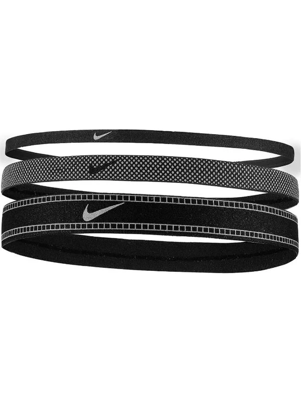 Nike Mixed Width Reflective Kadın Headbands 3-Pack ( Kadın Saç Bandı )- N.100.2040.047.OS