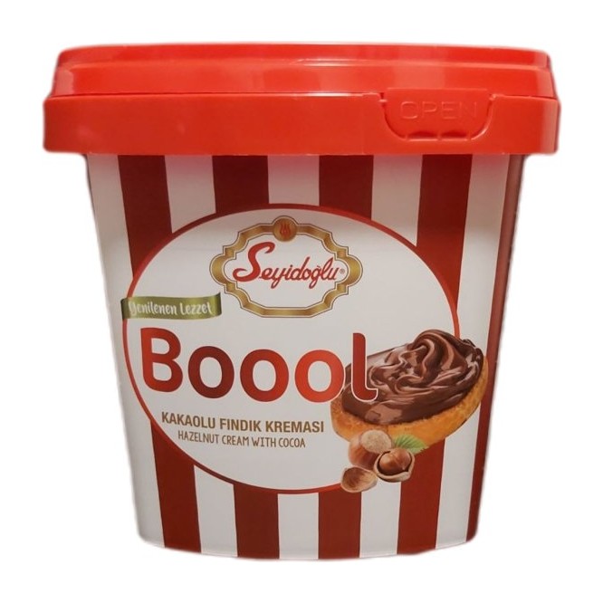 Seyidoğlu Boool Fındık Kreması Sürülebilir Çikolata 900 gr Sağlıklı Atıştırmalık ve Yüksek Protein