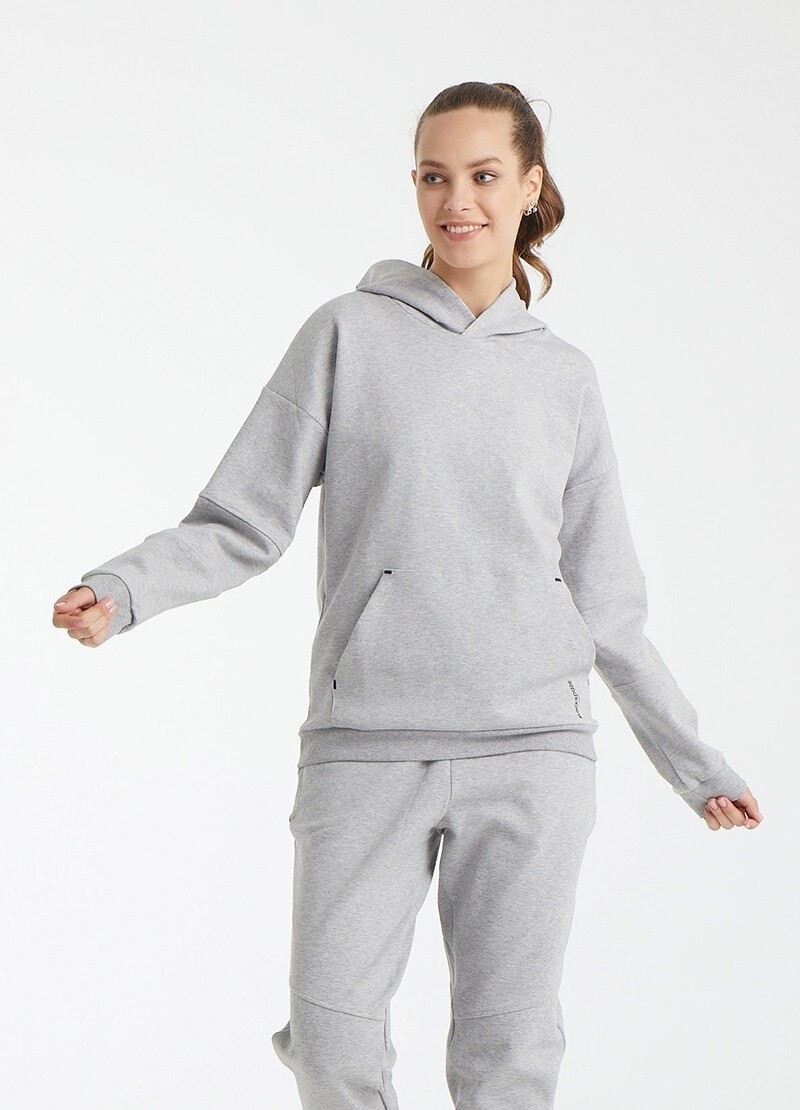 Blackspade Kadın Sweatshirt 80015 - Gri görsel 5