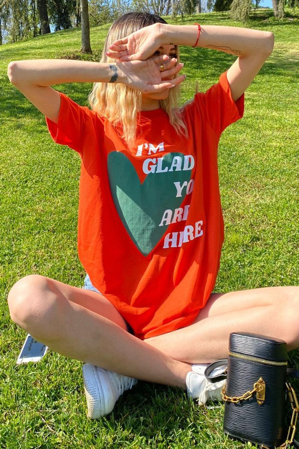 Madmext Mad Girls Turuncu Baskılı Tişört Mg1202 görsel 3