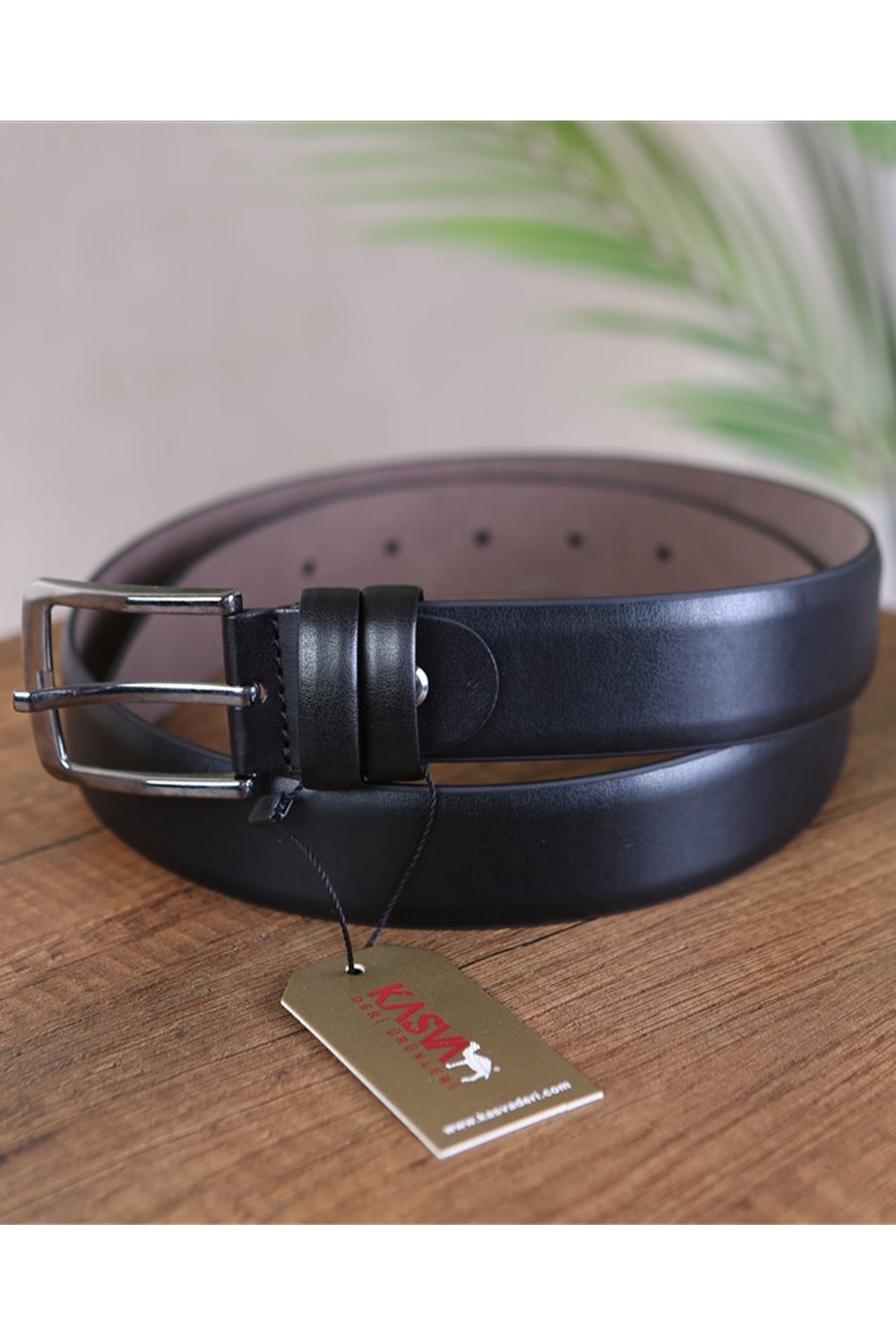 Kasva Deri Kasva 3.5 cm Beyaz Düz Suni Kemer Erkekler İçin Modern Stil ve Yüksek Kalite görsel 5