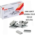 Noki Zımba Teli Küçük No:10 1000 Li Nikel Beyaz 1 Paket 6452