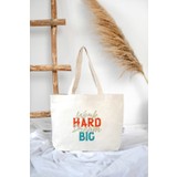 Feinas Kanvas Tote Çanta - Hard (45X40X10CM - 320GR   Pamuk)