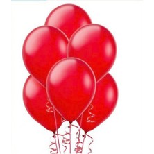 Tatlı Günler Party Shop Metalik Kırmızı Balon 20´li Paket