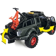 Pufi 203834006 Sesli ve Işıklı Downhill Yarış Jeepi