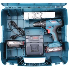 Bosch Gsb 18V-21 Akülü Darbeli Vidalama 2AH ve 63 Parça Aksesuar Seti