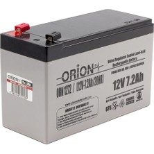 Orion 12V 7.2AH Kuru Bakımsız Akü