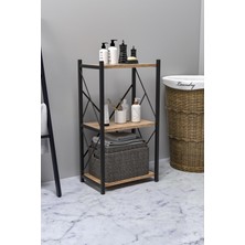 Morpanya Venice Banyo Düzenleyici  Banyo Dolabı Çok Amaçlı Dolap 3 Katlı Metal Mutfak Düzenleyici