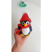 Design By Oykum Amigurumi Şapkalı Penguen Oyuncak