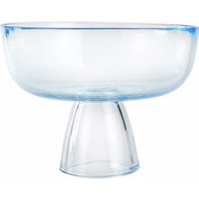 Porland Soft Mavi Ayaklı Kase 21 cm