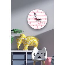 instababyrooms Çocuk Odası Sessiz Akar Duvar Saati Modelleri Model No: 011