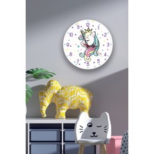 instababyrooms Çocuk Odası Sessiz Akar Duvar Saati Modelleri Model No: 103