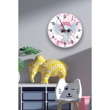 instababyrooms Çocuk Odası Sessiz Akar Duvar Saati Modelleri Model No: 211