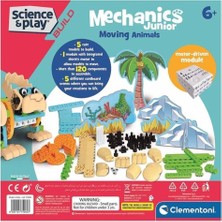 Clementoni 75060TR Mechanics Junior Hareketli Hayvanlar- Mekanik Lab. /bilimveoyun +8 Yaş