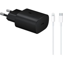 Samsung TA800 Iphone Lightning Şarj Aleti Siyah 3m Type-C To Lightning Kablo