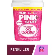 The Pink Stuff Mucizevi Oxi Toz Leke Çıkarıcı Renkliler 1 kg - Mucizevi Oxi Toz Leke Çıkarıcı Beyazlar 1 kg