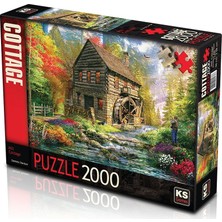 Ks Puzzle 2000 Parça Mill Cottage Değirmen Kulübesi