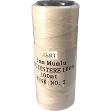 Srtfootcare Mumlu Iplik 1 mm 100MT (Leathercraft, Deri Hobi)