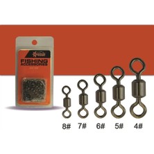 Captain 5195 Fırdöndü Rulmanlı Crane 100'LÜ Paket Black Nikel