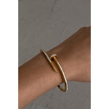 MyLove Zirkon Çivi Bileklik Gold