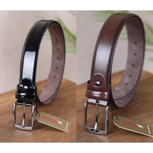 Kasva Deri 2 Adet 3.5 cm Suni Klasik Kemer