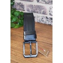 Kasva Deri 4.5 cm Siyah Orijinal Manda Derisi