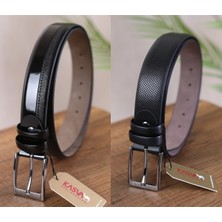 Kasva Deri 2 Adet 3.5 cm Suni Klasik Kemer