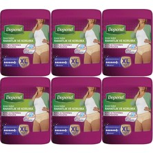 Depend Emici Külot Hasta Bezi Xl Extra Büyük 54 Adet (6pk*9)