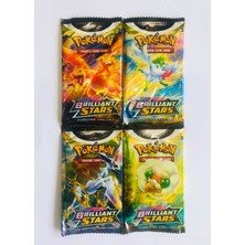 Abetto Market Pokemon Brıllıant Stars Oyun Kartları (4 Paket)