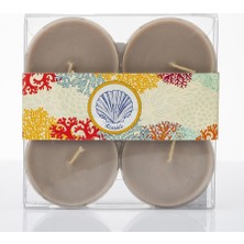 Missi Marin 4'lü Karamel Maxı Tealıght Mum Seti