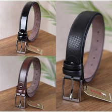 Kasva Deri 3 Adet 3.5 cm Suni Klasik Kemer