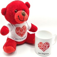 Himarry Seni Seviyorum Ayıcık Kupa Bardak Seti Dekoratif Hediyelik