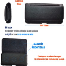 Vizyon iPhone 12 Pro Max / 13 Pro Max / 14 Pro Max / 14 Plus Kemer Kılıfı Bel Kapaklı Kılıf