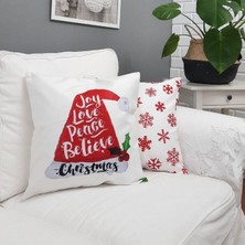 Körfez Kırlent Yılbaşı Temalı Kırlent Kılıfı 2'li Kombin Set