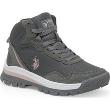 U.S. Polo Assn.  Sagan Hı Wmn 2pr Gri Kadın Outdoor Bot