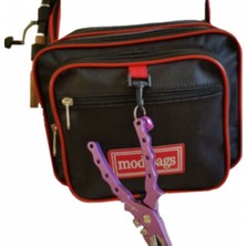 Modibags Siyah Spin ve Lrf Çantası 1900 Denye Su Geçirmez Kumaş 30 cm Uzunluk 2 Büyük 1 Küçük Parça