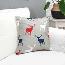 Körfez Kırlent Yılbaşı Temalı Kırlent Kılıfı 43X43CM