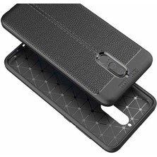 Huawei Mate 10 Lite Kılıf Deri Görünümlü Niss Silikon Kapak