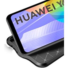 Kip GSM Huawei Y6P Kılıf Deri Görünümlü Niss Silikon Kapak