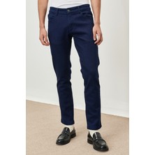 Altınyıldız Classics Erkek Indigo Slim Fit Dar Kesim Magic Denim Esnek Jean Kot Pantolon