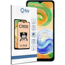 Kzy Samsung Galaxy A04S Tam Kaplayan Mat Seramik Nano Esnek Ekran Koruyucu Cam