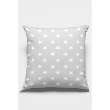 RugViva Premium Yıldız Desen Tay Tüyü Çift Taraflı Kırlent Yastık Kılıfı Dokuma Kumaş 43X43 Cm KRL311